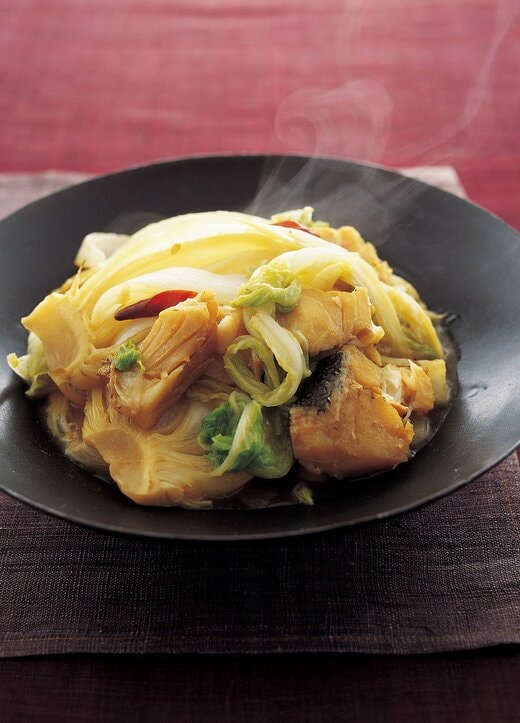 白菜とタラの中華炒め煮