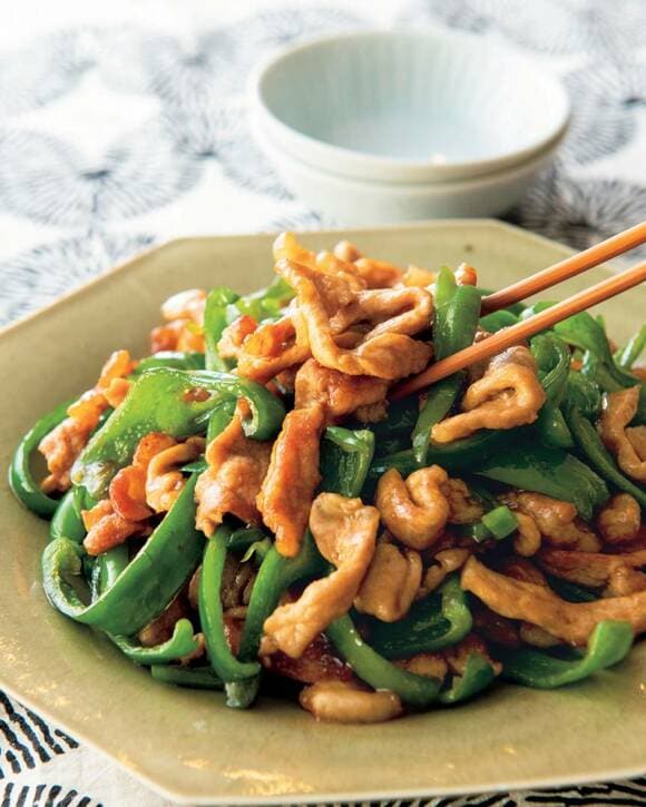 ざっくりチンジャオロースー