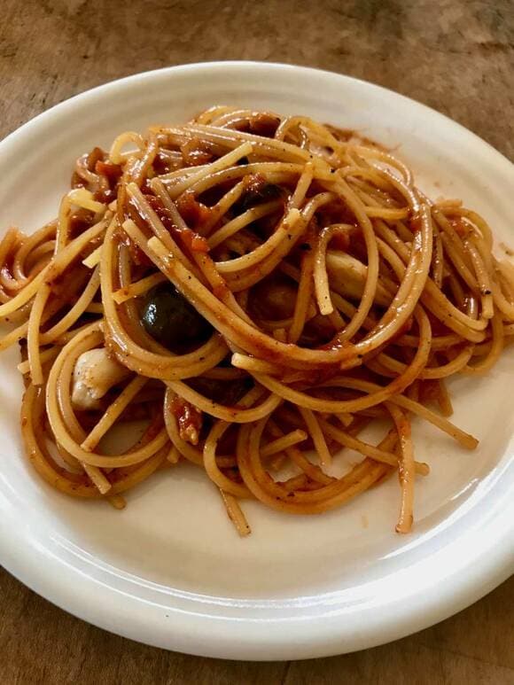 ミートソースパスタ