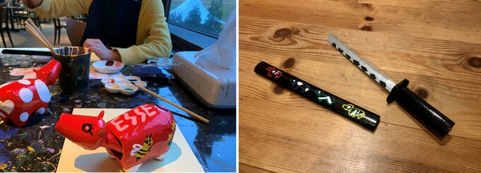 親子で作った伝統工芸