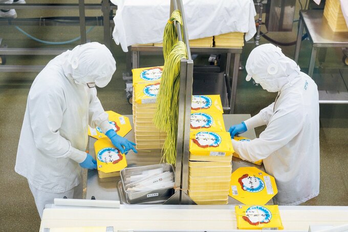 崎陽軒のシウマイの製造工程