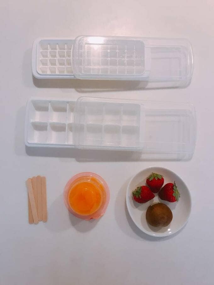 見た目もかわいい製氷皿フルーツアイス