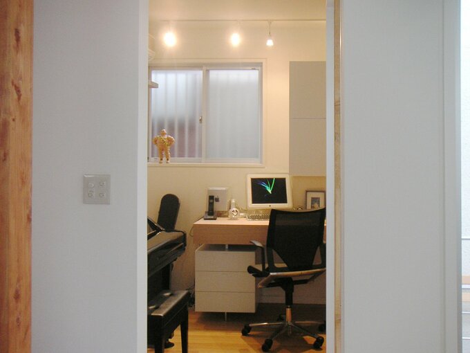 ピアノ室兼用の集中部屋