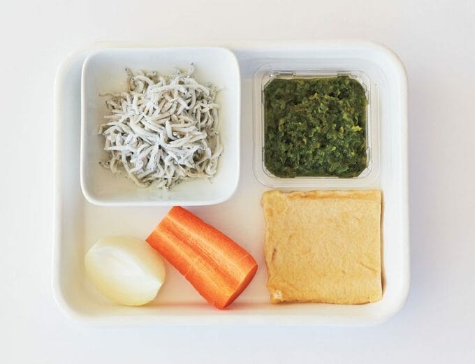 シラスニンジンメカブなど