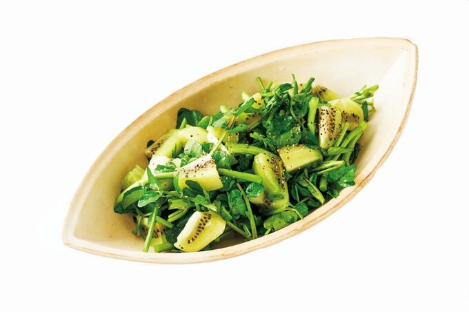 キウイとクレソンのサラダ