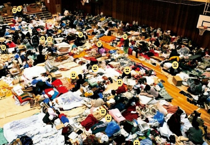 リアルな避難所生活