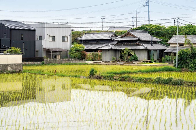 のどかな田園地帯