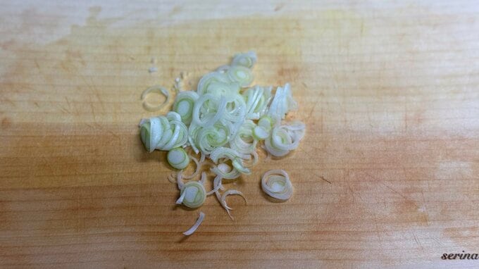 小口切りになったネギ