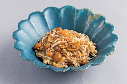 キノコ×キノコの塩なめたけ。腸を整えて常備菜にぴったり