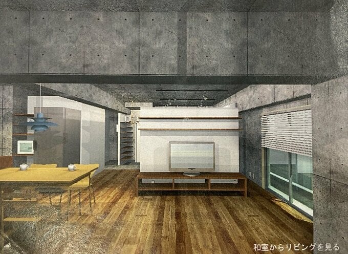 リビングと子ども部屋の位置関係