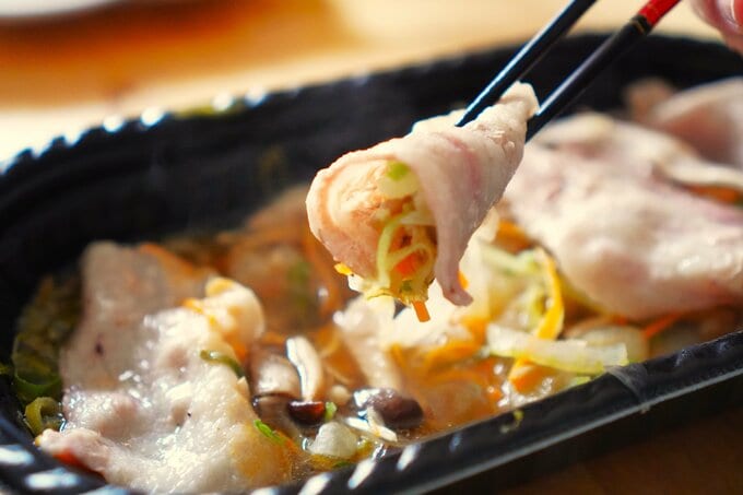 糖質に配慮したロカボな温しゃぶ