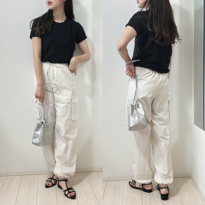 カーゴパンツと合わせたコーデ