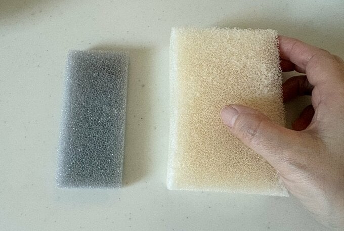 2種のスポンジ