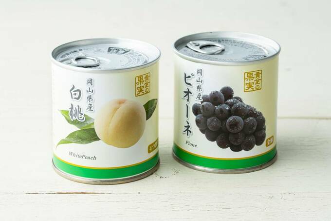 岡山県産白桃、ピオーネ