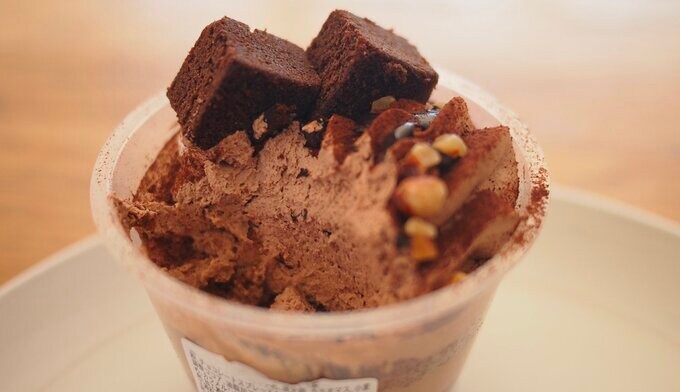 ベルギーチョコパフェ中身