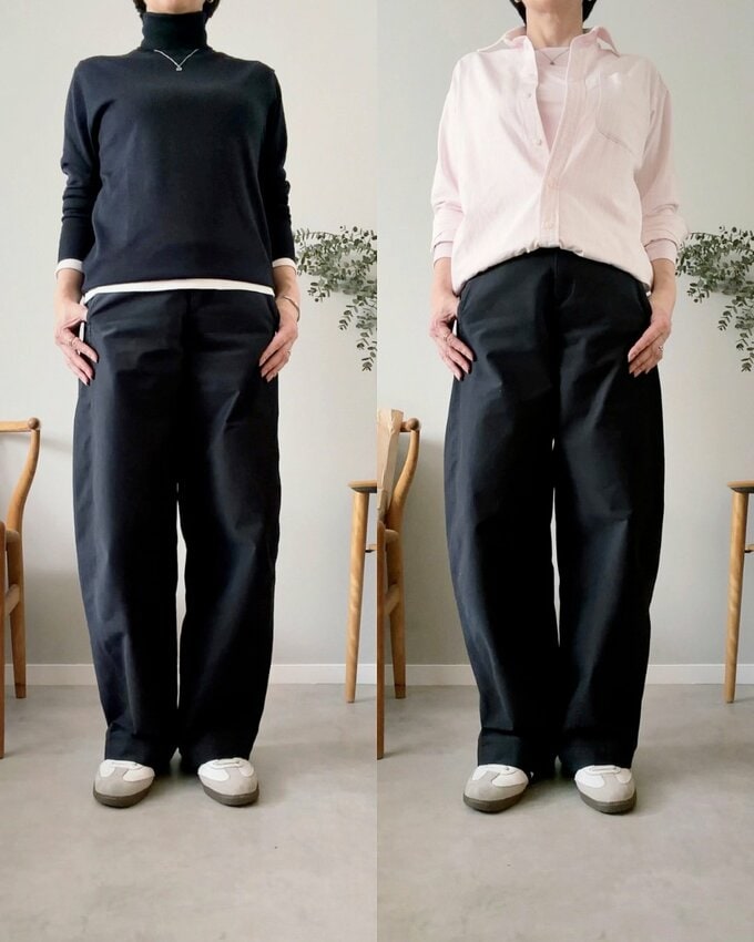 ニットからシャツに