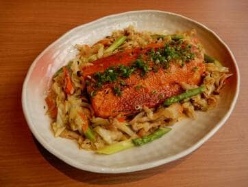 大皿ちゃんちゃん焼きレシピ。星野リゾート　トマムの味