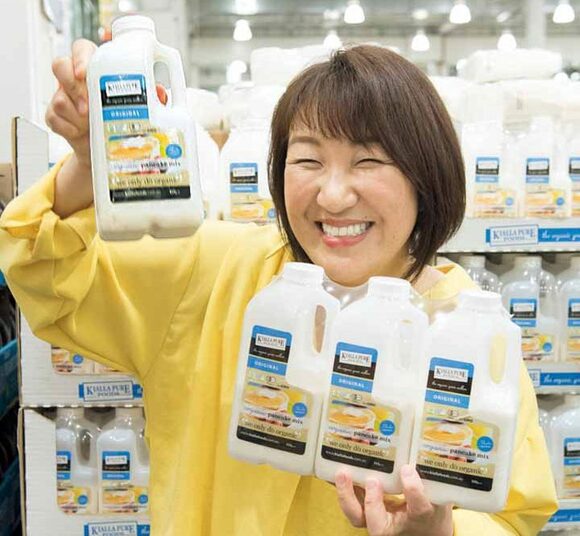 牛乳を入れるだけでつくれるよ