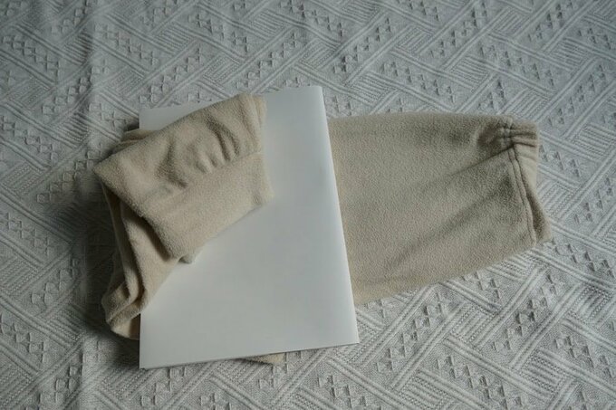 折りこんだ状態