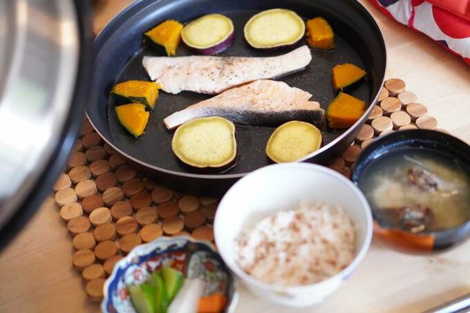 朝食塩鮭セット