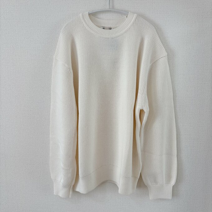 GU「リリヤーンクルーネックセーター」