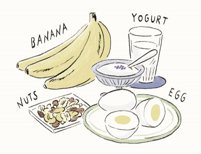 トリプトファンの含まれた朝食