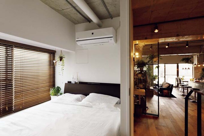 落ち着ける寝室