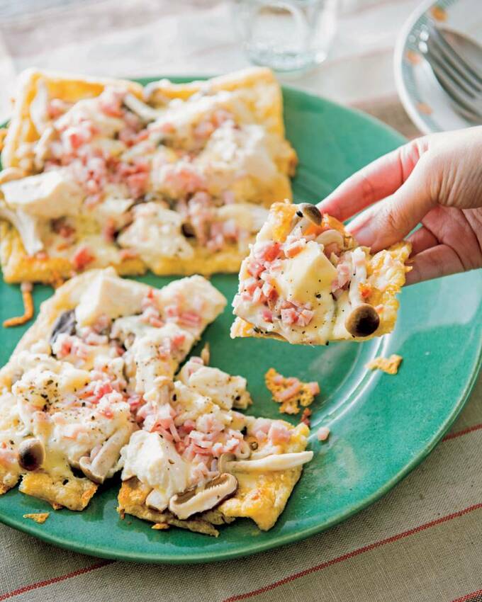 油揚げのピザ風