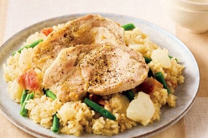 梅みそ味がウマすぎ…「長イモと豚肉の炊き込みご飯」レシピ。包丁いらず、ボリューム満点で最高