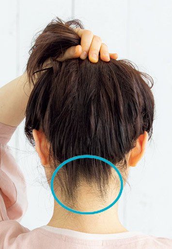 うなじシャンプー置く場所