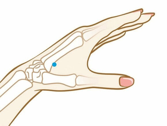 合谷（ごうこく）：場所