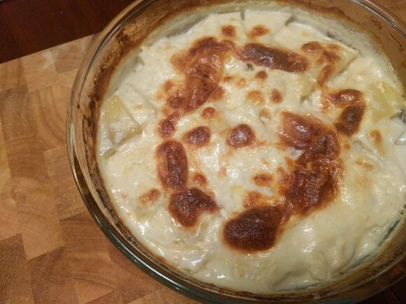 ジャガイモがやわらかくなれば完成