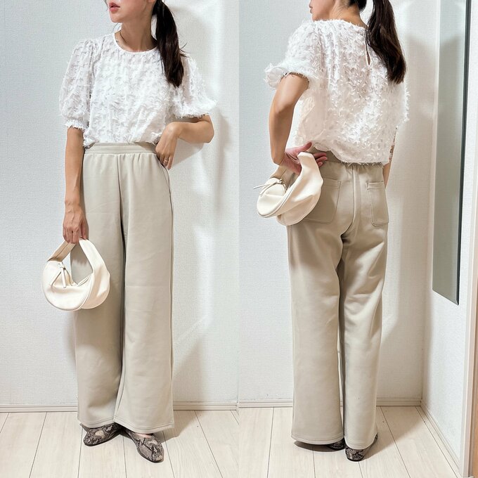 スウェットパンツ合わせ