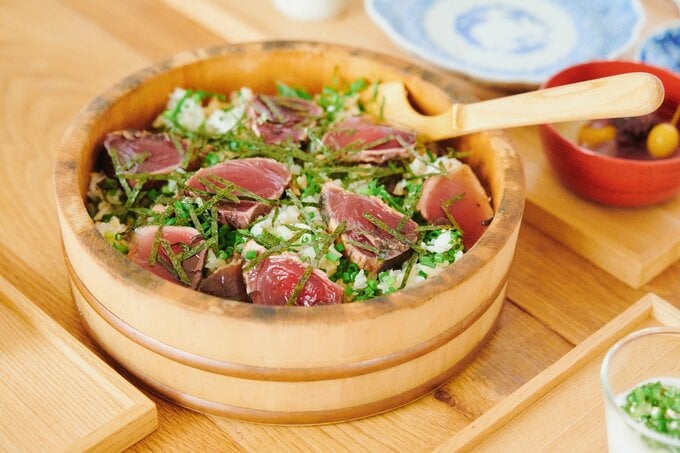 小林まさみさんカツオの手こねずし