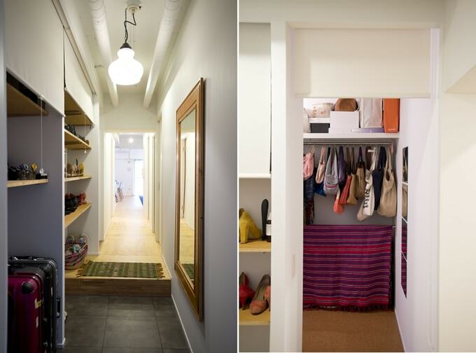 玄関横に大型WIC