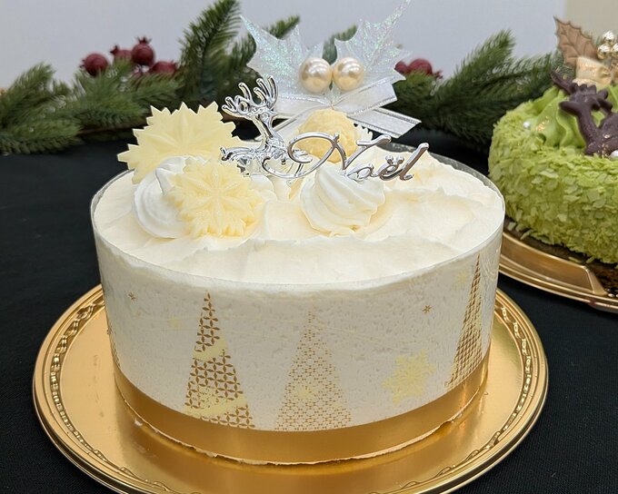 フランス産クリームチーズ使用 Xmasトリプルチーズデコレーション14cm