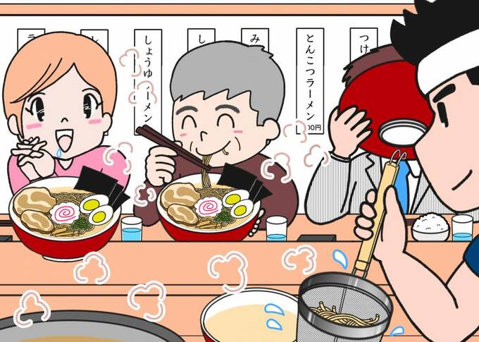 おいしいと評判のラーメン店 なにかが違う 5つ見つけたらエラい間違い探し Esseonline エッセ オンライン