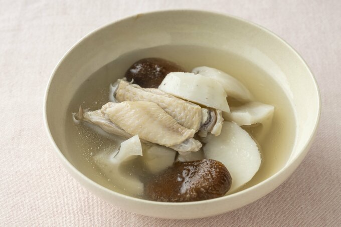 鶏手羽のスープ