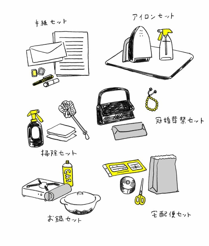 一緒に使うもの