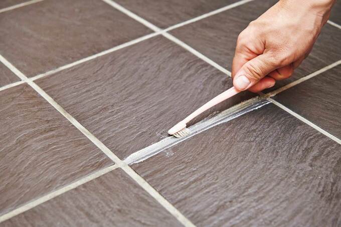 玄関のたたきの掃除