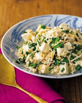 鶏ササミでふんわり「塩麻婆豆腐」。低糖質でスタミナ補給