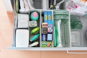 シンクした引き出し収納