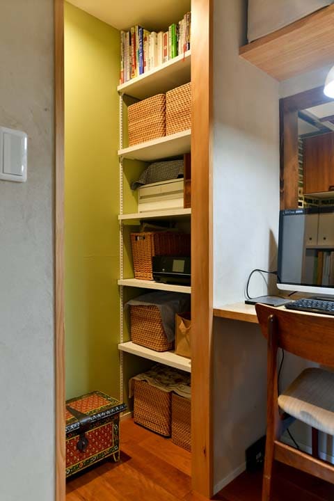 スタディスペースの収納