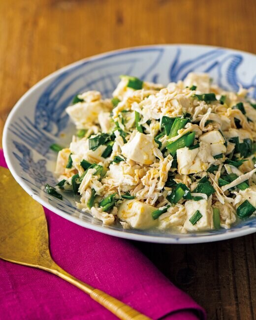 ふんわりササミの塩麻婆豆腐