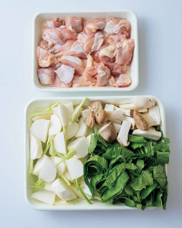 カットしたお肉や野菜
