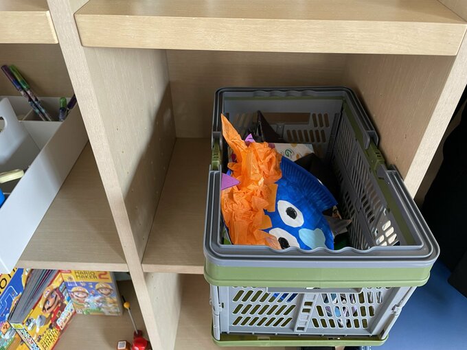 ダイソーのボックスで収納