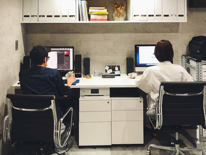 夫婦の仕事部屋