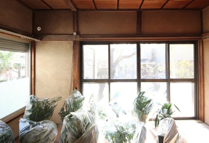 改修前の壁の様子