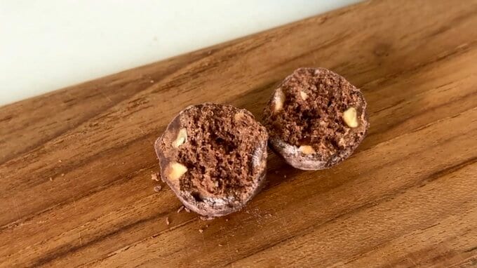 ブールドネージュ 割った様子