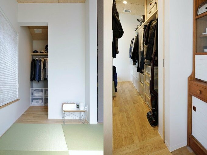 古材を生かして、快適な二世帯